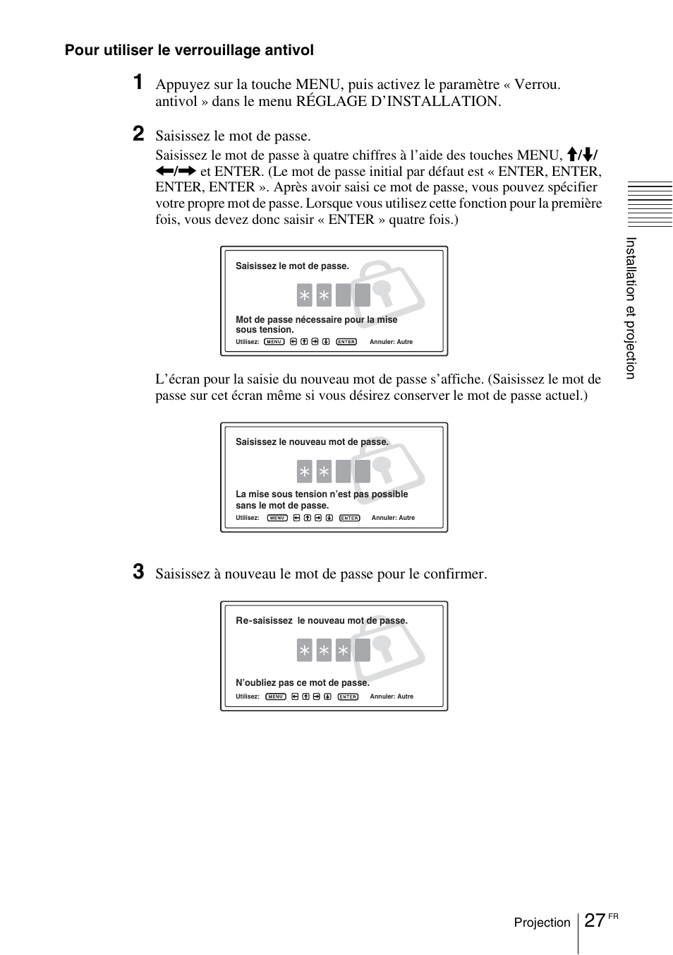 Sony VPL-EX1 User Manual | Page 81 / 164