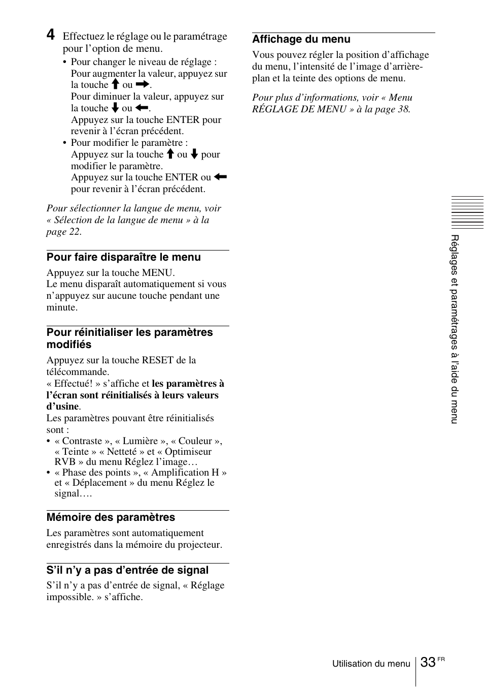 Sony VPL-EX1 User Manual | Page 87 / 164