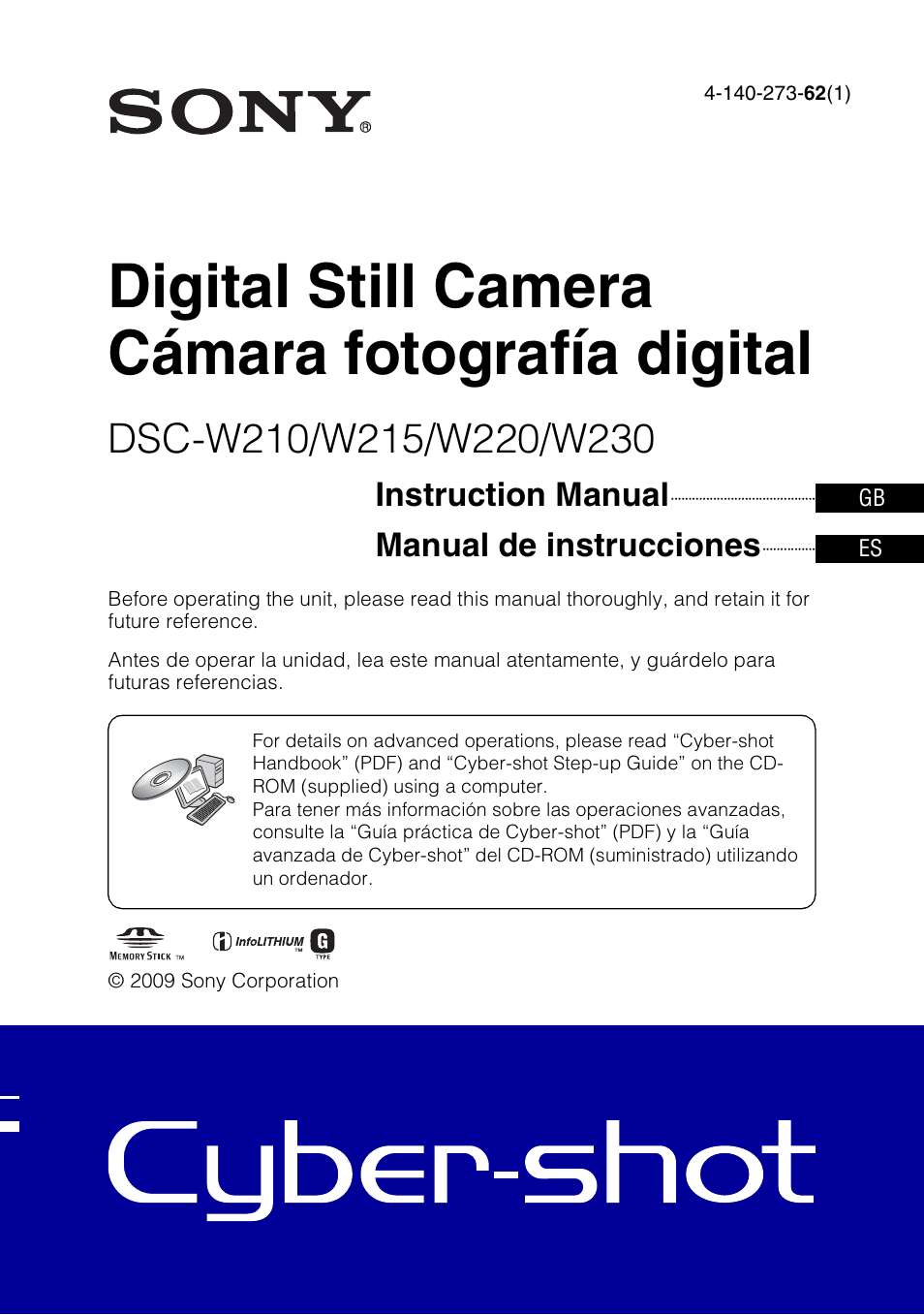 Sony DSC-W230 User Manual | 80 pages