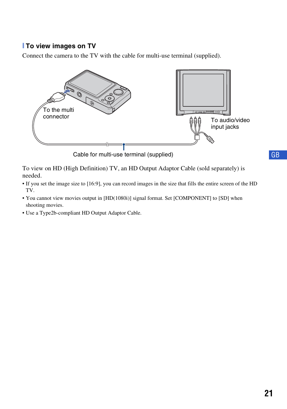 Sony DSC-W230 User Manual | Page 21 / 80