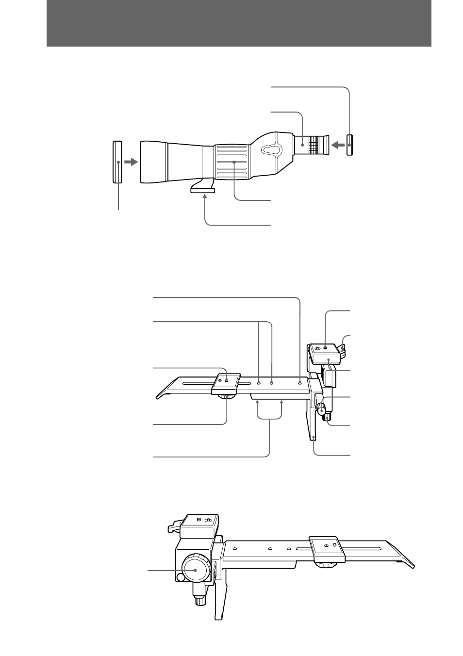 Names of parts and controls | Sony VCL-FS2K User Manual | Page 16 / 52