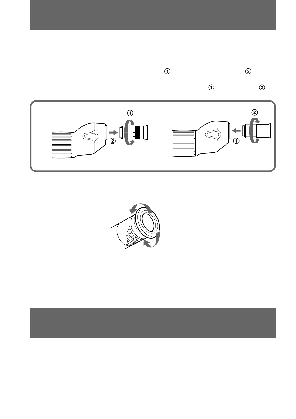 Utilisation de l'oculaire pour l'observation, Après l'utilisation | Sony VCL-FS2K User Manual | Page 30 / 52