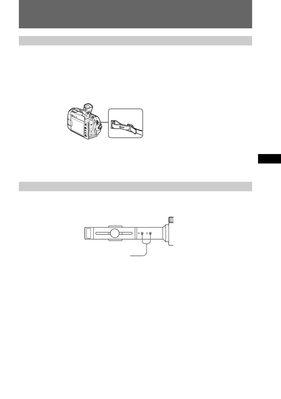 Preparing, 1 preparing the video camera recorder | Sony VCL-FS2K User Manual | Page 5 / 52