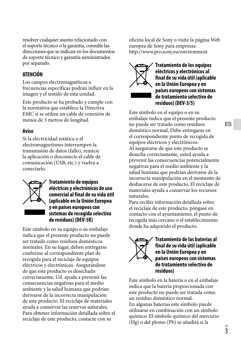 Sony DEV-3 User Manual | Page 171 / 271