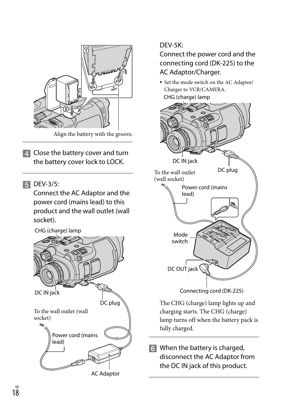 Sony DEV-3 User Manual | Page 18 / 271
