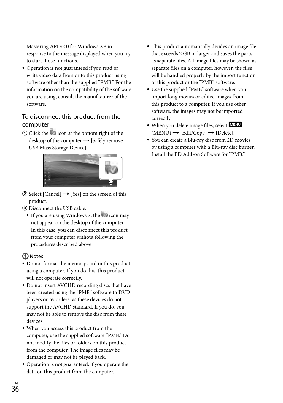 Sony DEV-3 User Manual | Page 36 / 271