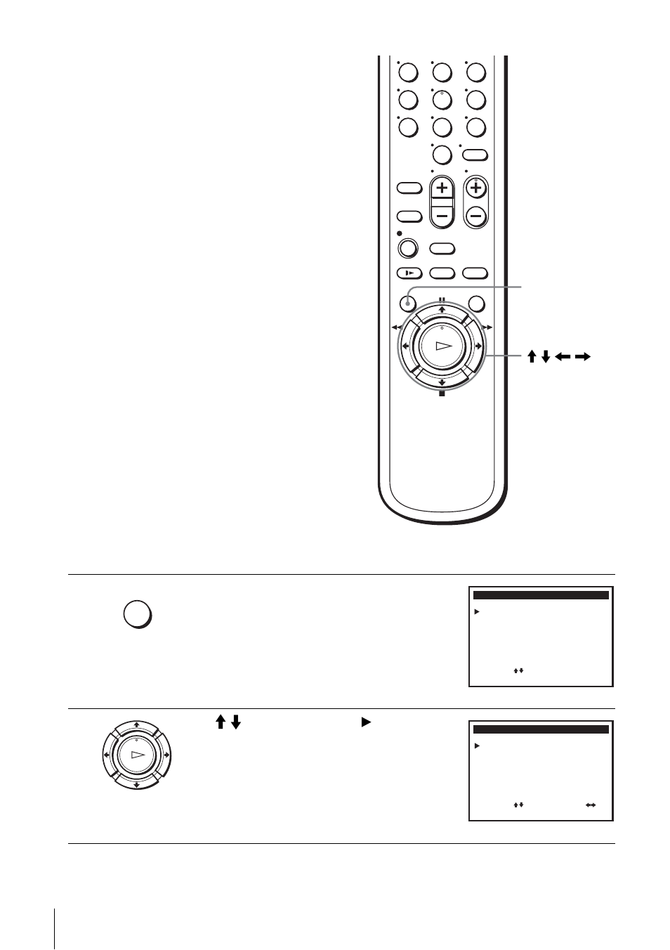 Press menu | Sony SLV-N700 User Manual | Page 28 / 68