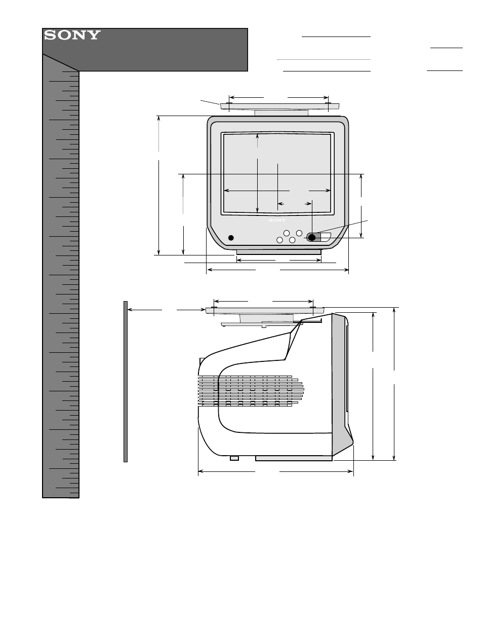 Sony KV-9PT50 User Manual | 1 page