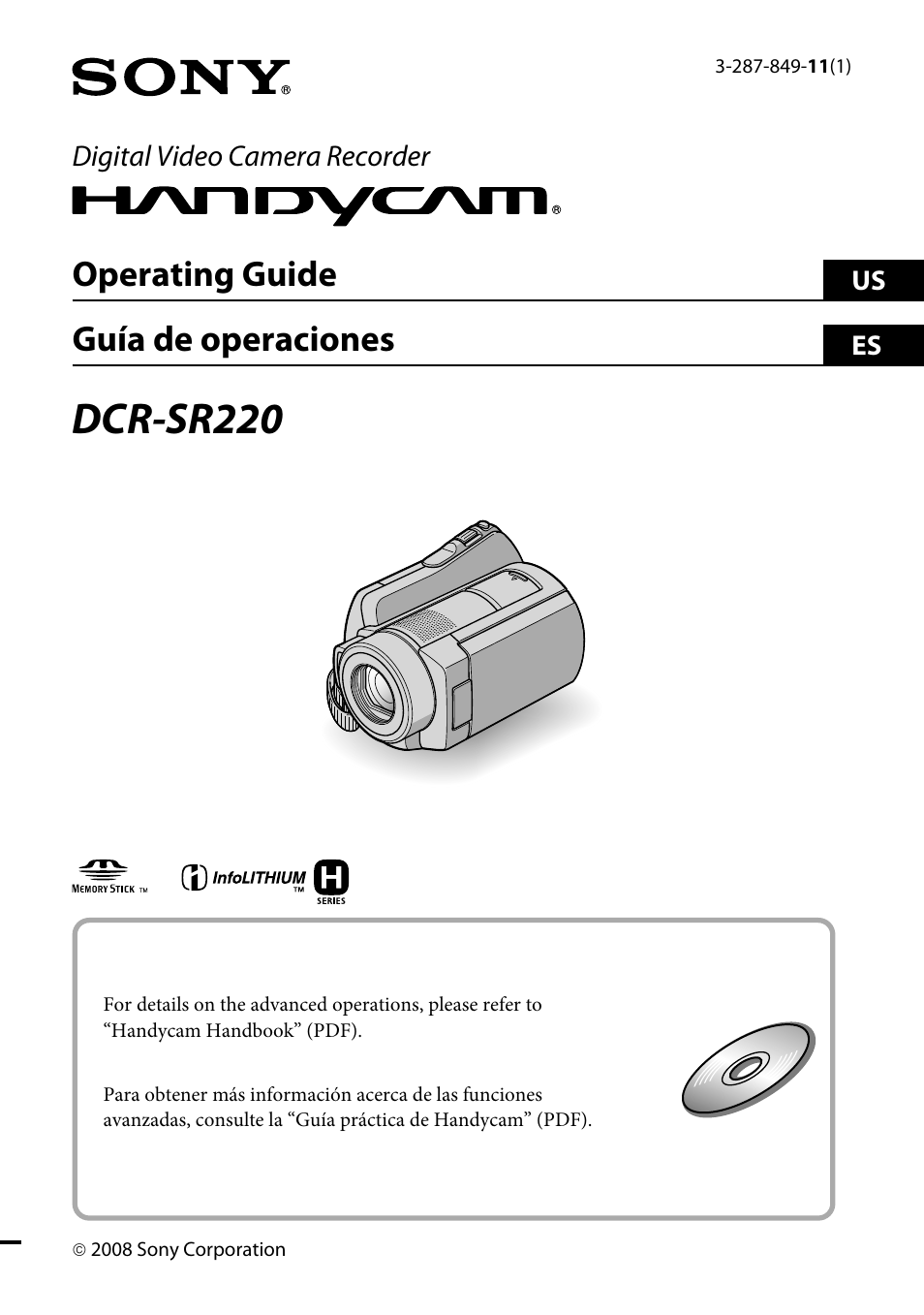 Sony DCR-SR220D User Manual | 64 pages