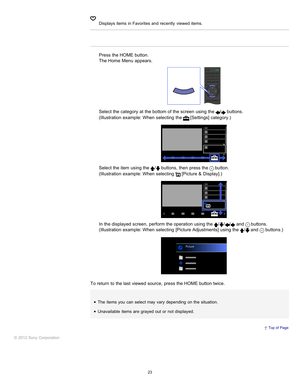 Sony KDL-55HX750 User Manual | Page 23 / 192