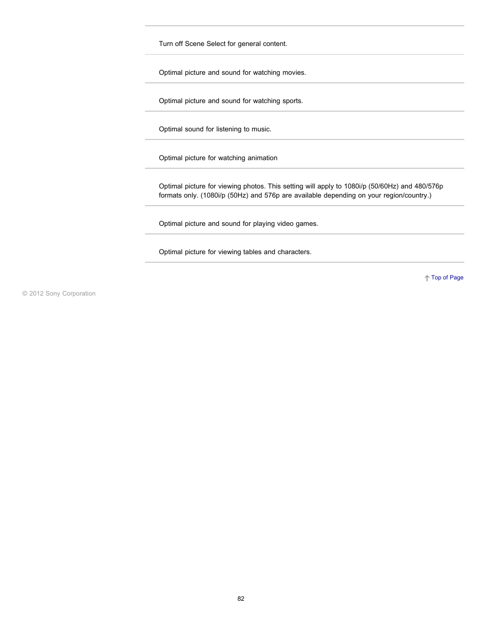 Sony KDL-55HX750 User Manual | Page 82 / 192