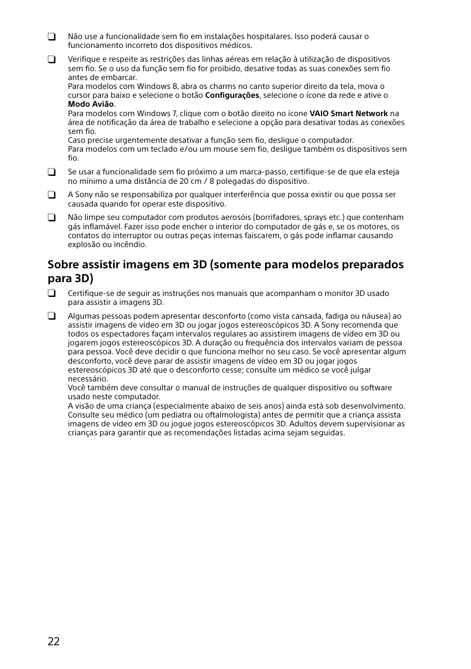 Sony SVD1322BPXB User Manual | Page 22 / 28