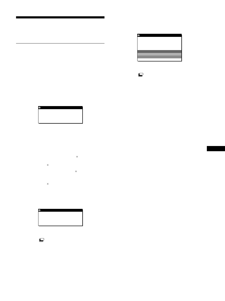 Solución de problemas, Mensajes en pantalla | Sony SDM-X72 User Manual | Page 63 / 72