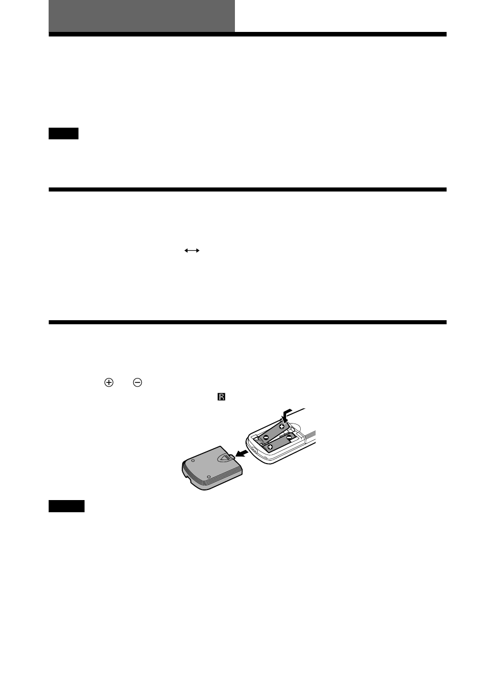 Getting started, Quick overview, Step 1: unpacking | Step 2: inserting batteries into the remote, R) (14) | Sony DVP-NS300 User Manual | Page 14 / 72