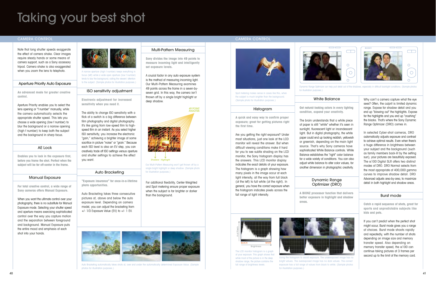 Taking your best shot | Sony DSC-S650 User Manual | Page 22 / 31
