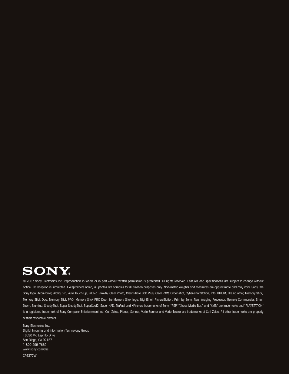 Sony DSC-S650 User Manual | Page 31 / 31