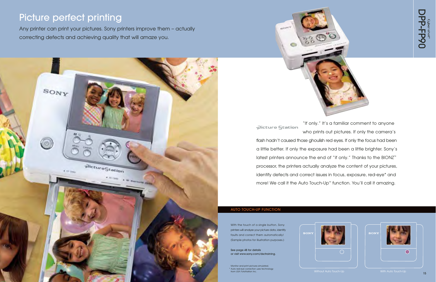 Dpp-fp90 picture perfect printing | Sony DSC-S650 User Manual | Page 9 / 31