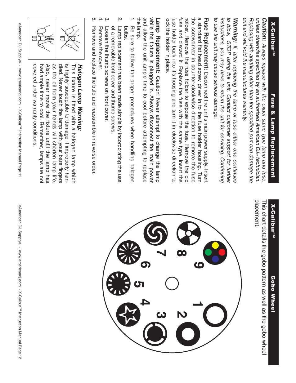 American Audio X-CALIBUR User Manual | Page 6 / 8