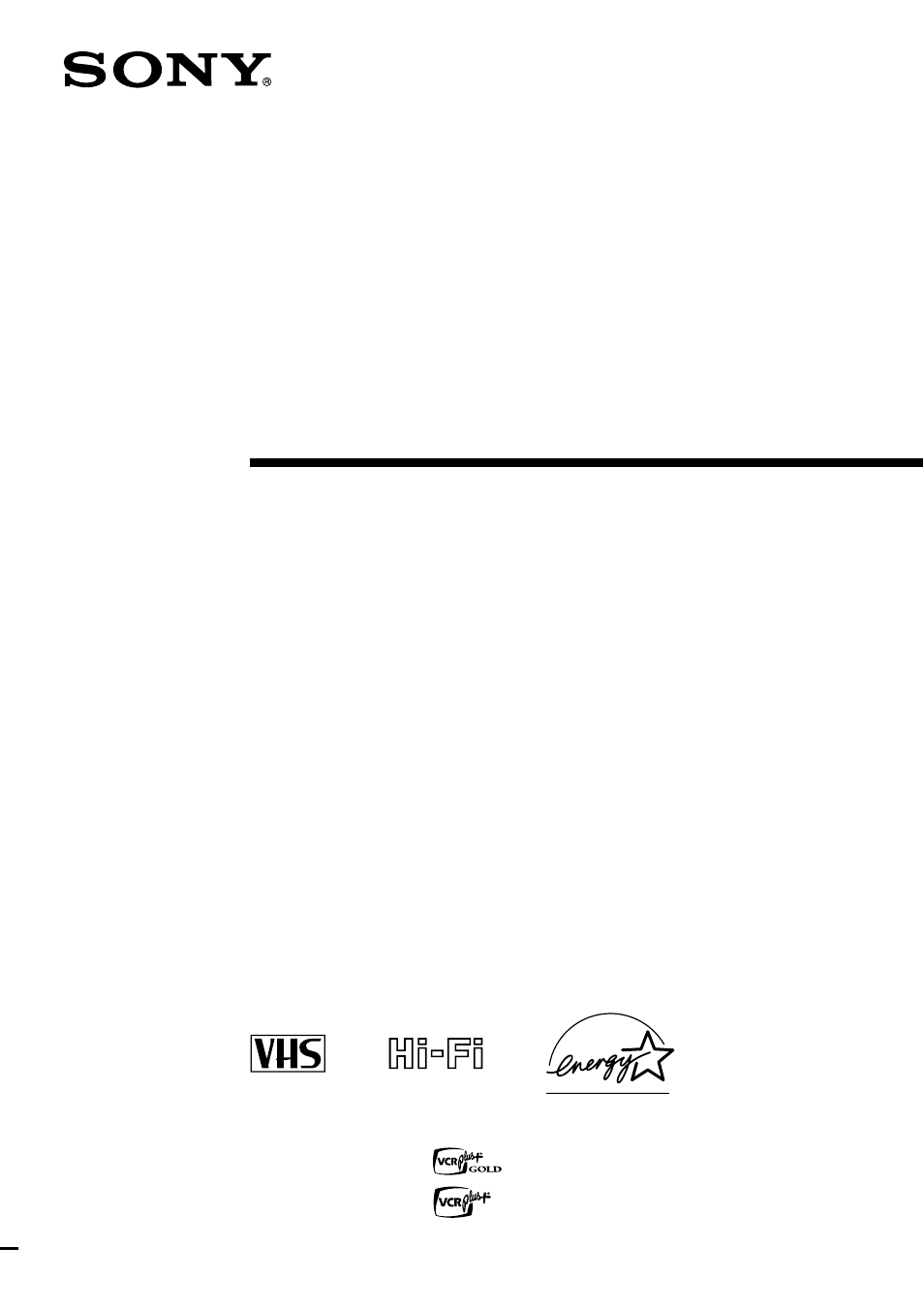 Sony SLV-N70 User Manual | 112 pages