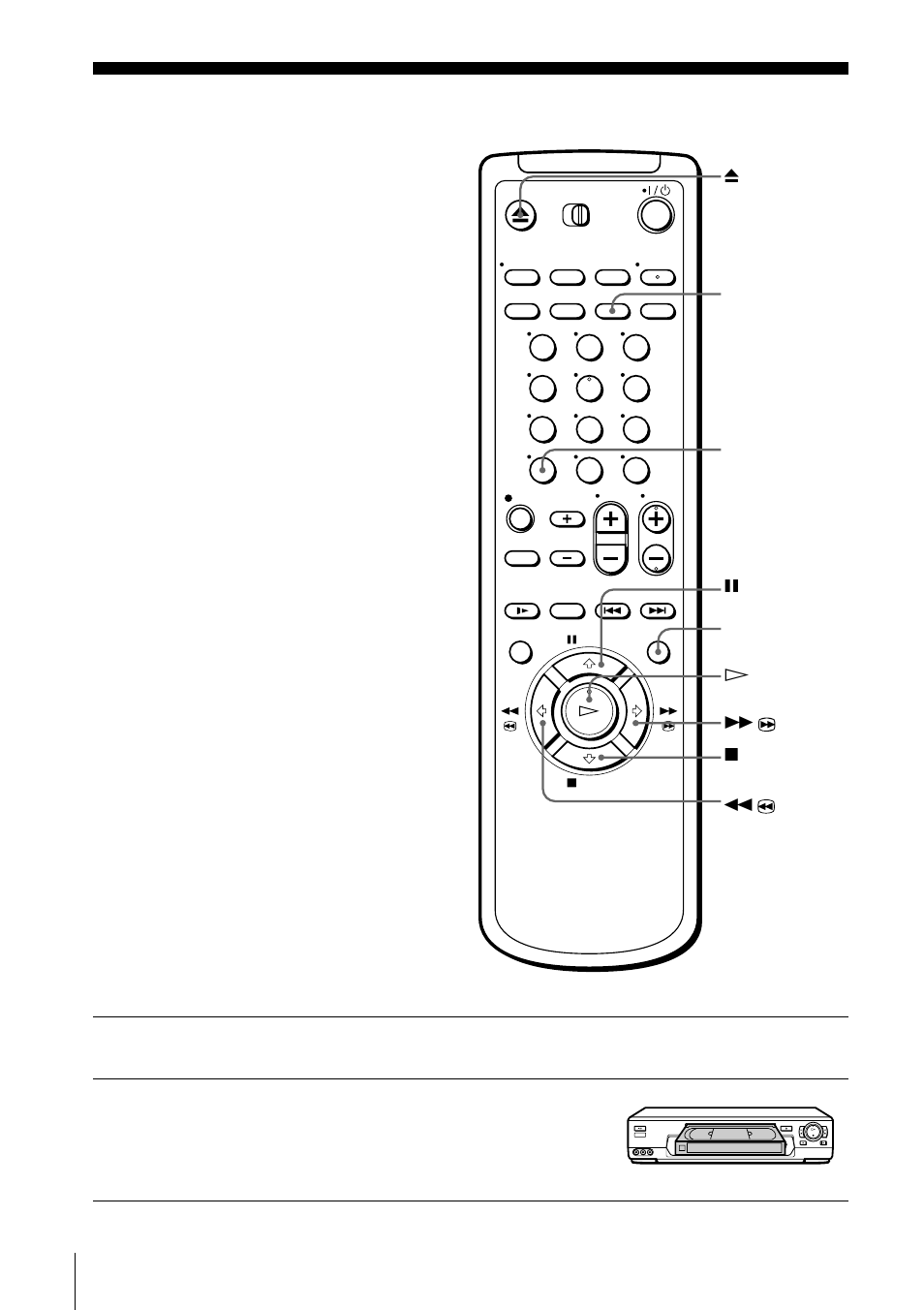 Basic operations, Playing a tape, Play | Sony SLV-N70 User Manual | Page 62 / 112
