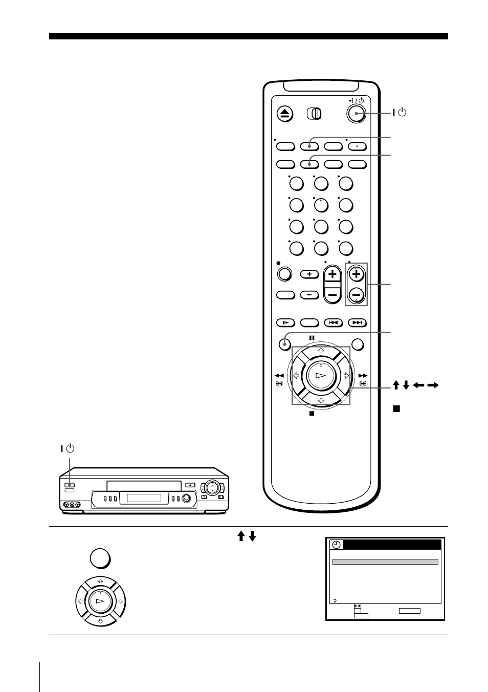 Setting the timer manually, Settin, 1 power | Sony SLV-N70 User Manual | Page 76 / 112