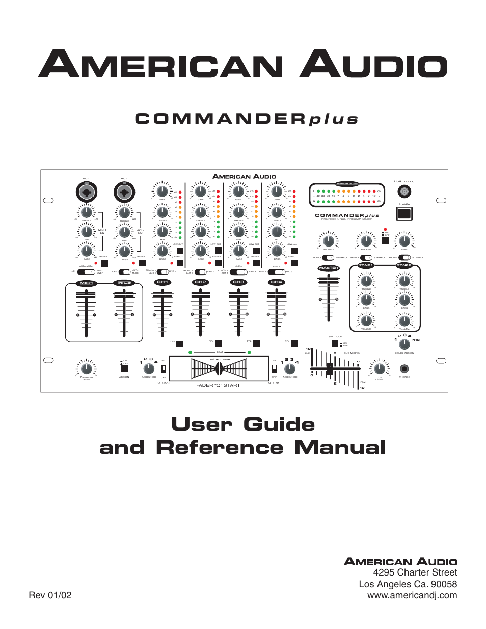 American Audio CommanderPlus User Manual | 24 pages