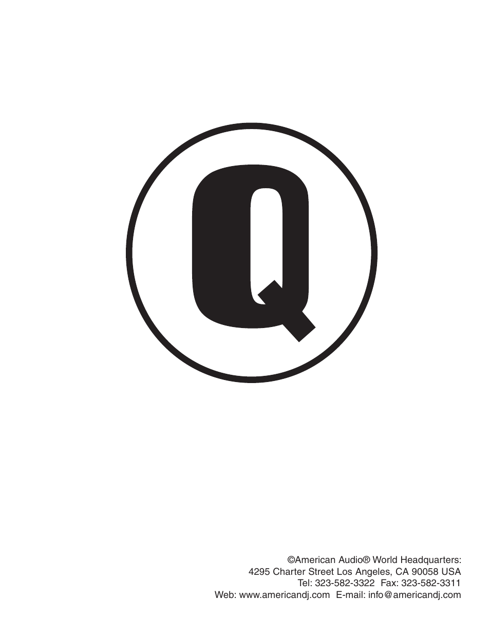 American Audio CommanderPlus User Manual | Page 24 / 24