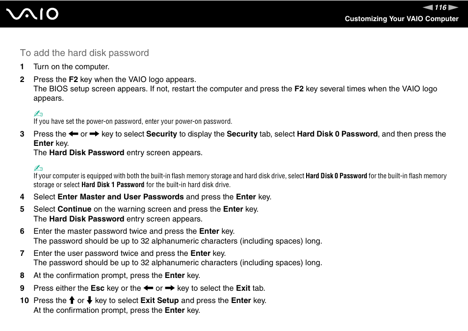 Sony VGN-TZ340NCP User Manual | Page 116 / 238