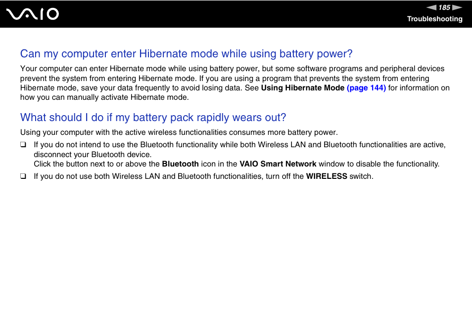 Sony VGN-TZ340NCP User Manual | Page 185 / 238