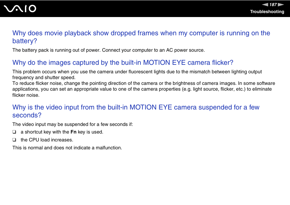 Sony VGN-TZ340NCP User Manual | Page 187 / 238