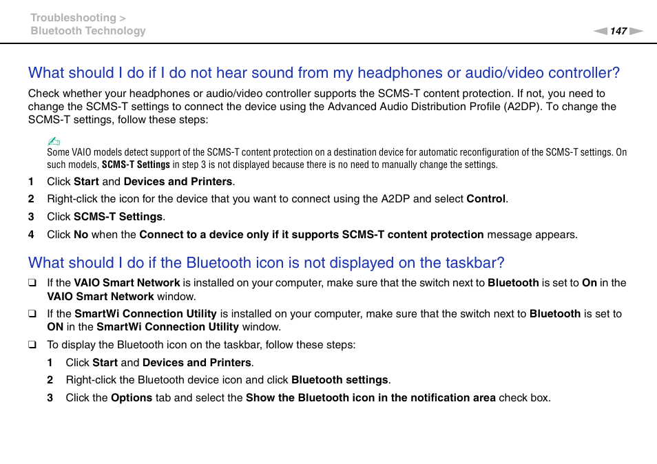 Sony VPCEB4LFX User Manual | Page 147 / 172