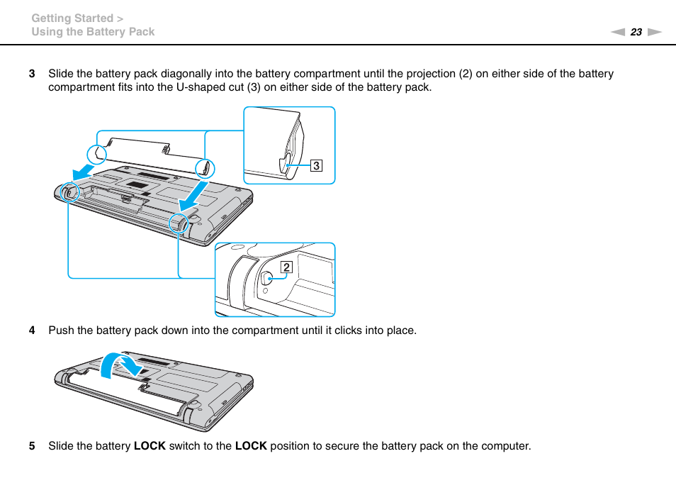 Sony VPCEB4LFX User Manual | Page 23 / 172