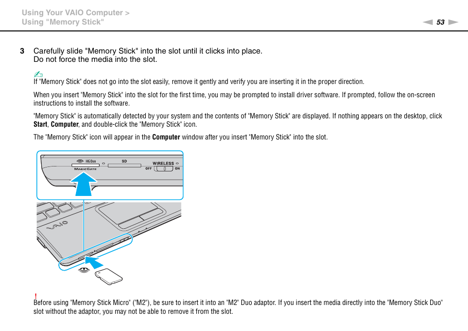Sony VPCEB4LFX User Manual | Page 53 / 172