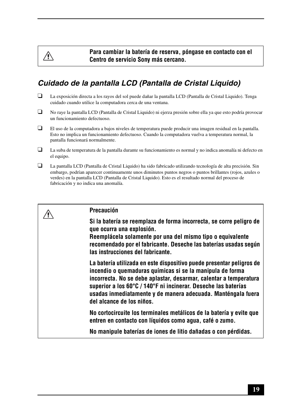 Sony VPCYB33KX User Manual | Page 19 / 28