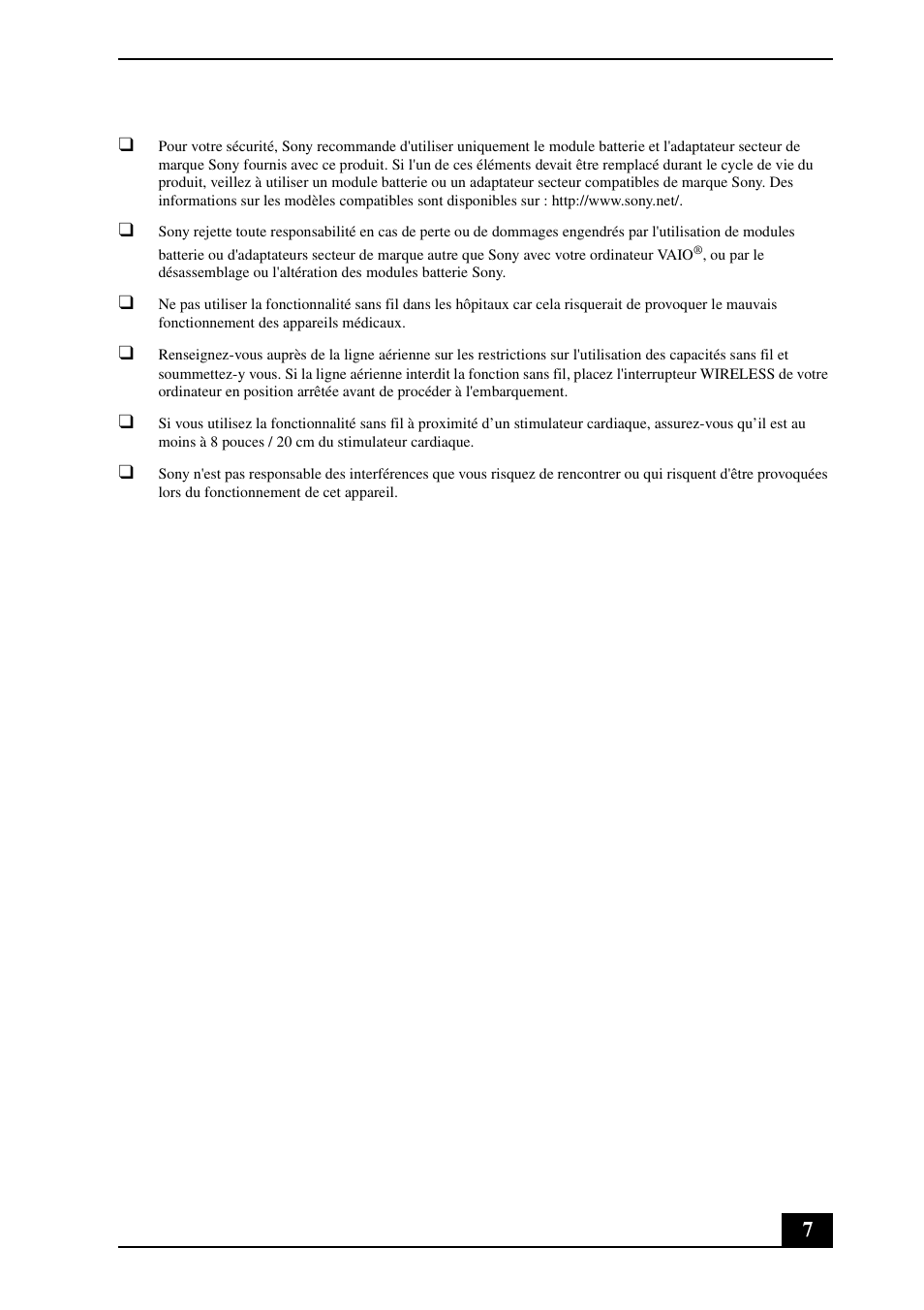 Sony VPCYB33KX User Manual | Page 7 / 28