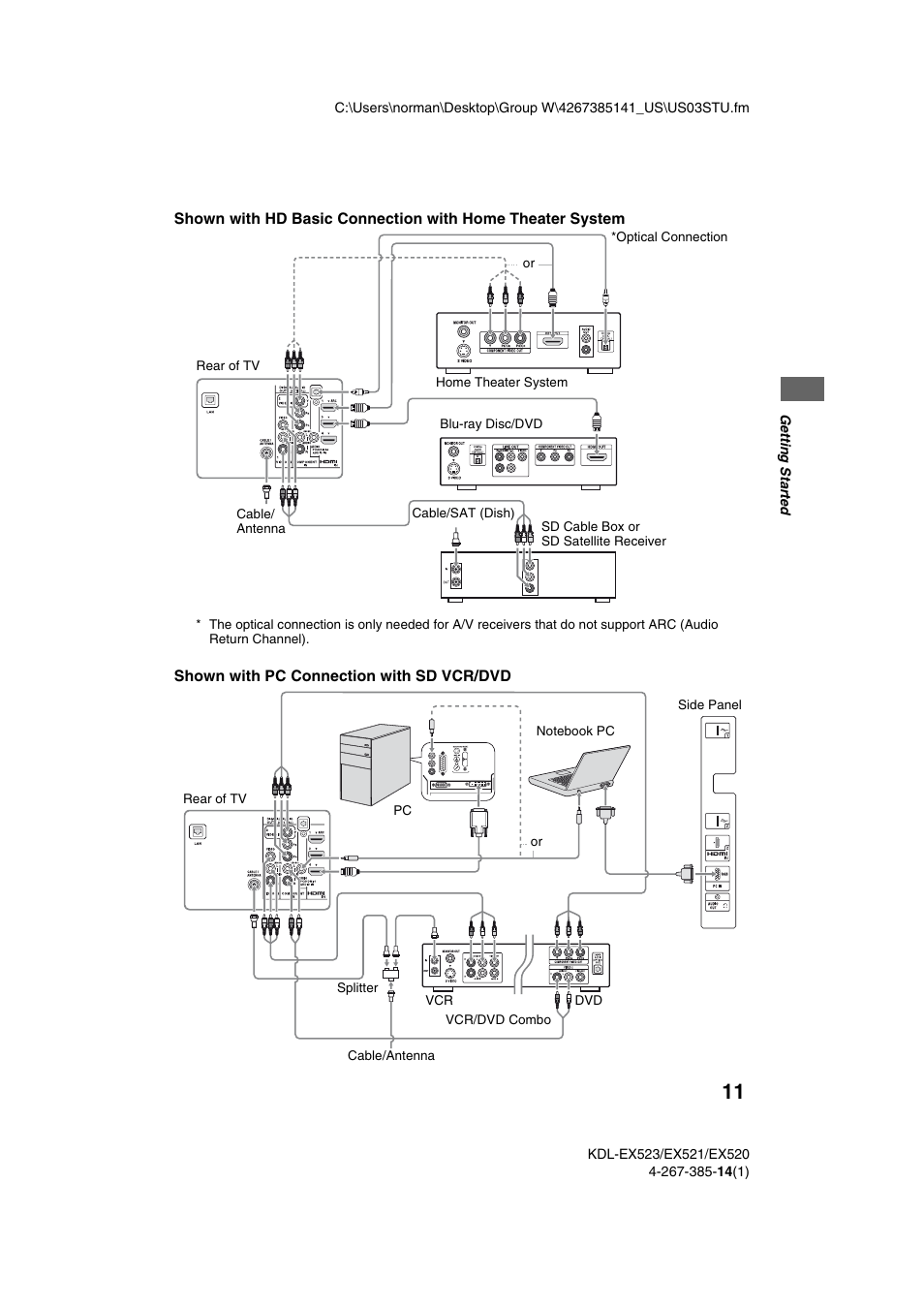 Sony KDL-32EX523 User Manual | Page 11 / 32
