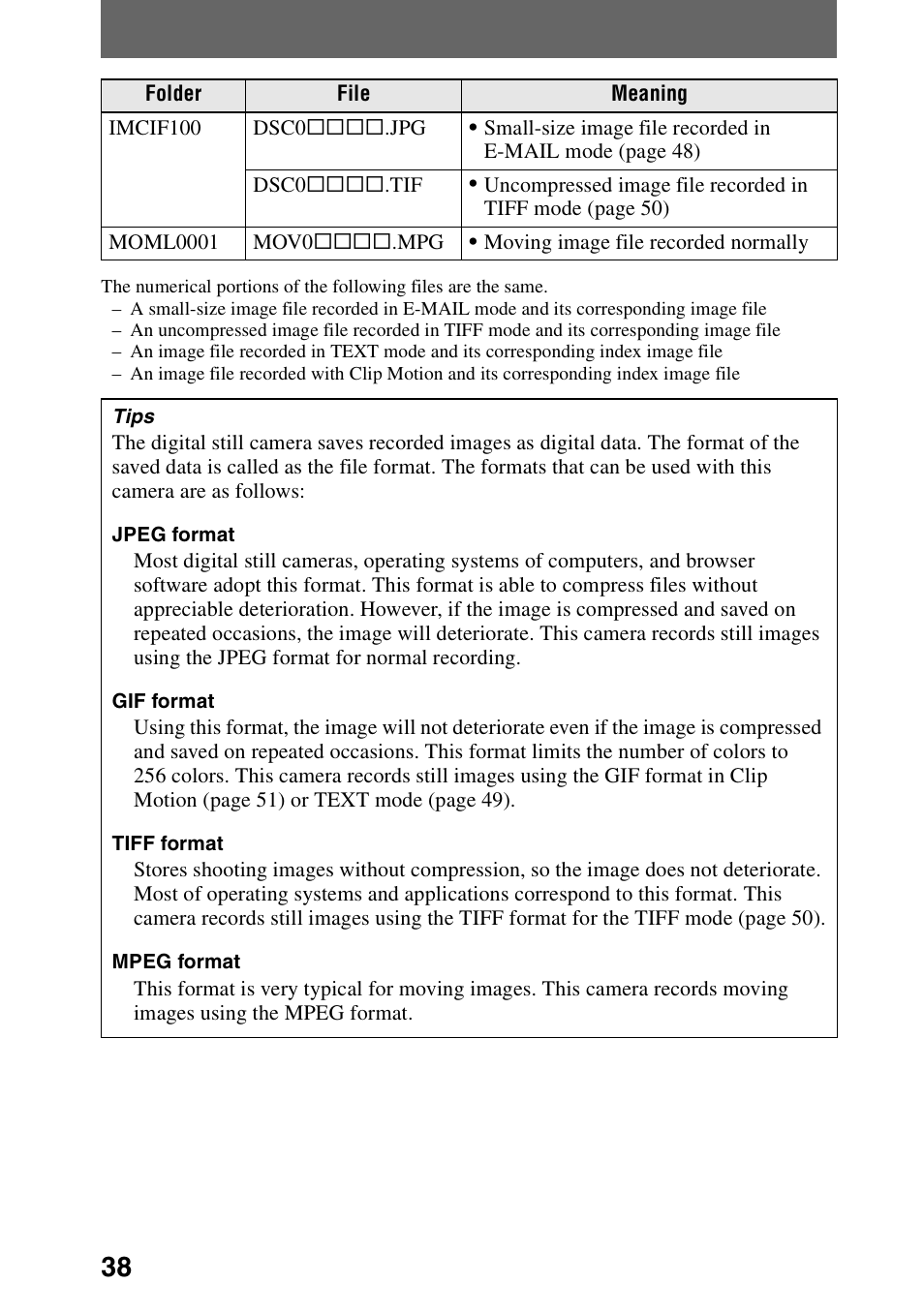 Sony DSC-P30 User Manual | Page 38 / 92
