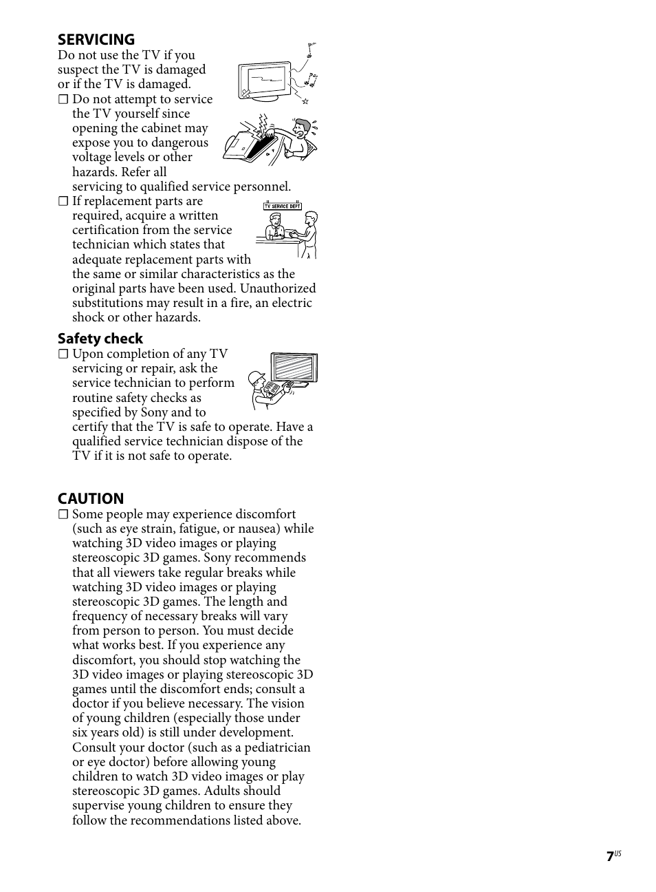 Sony KDL-46W4100 User Manual | Page 7 / 20