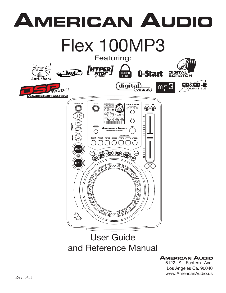 American Audio 100MP3 User Manual | 30 pages