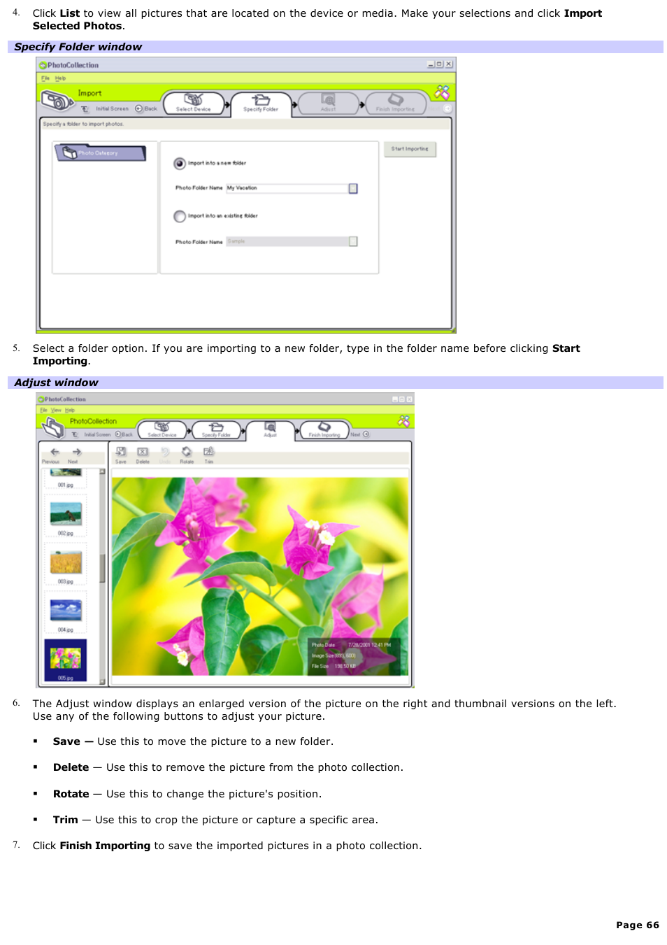 Sony PCV-RS321 User Manual | Page 66 / 161