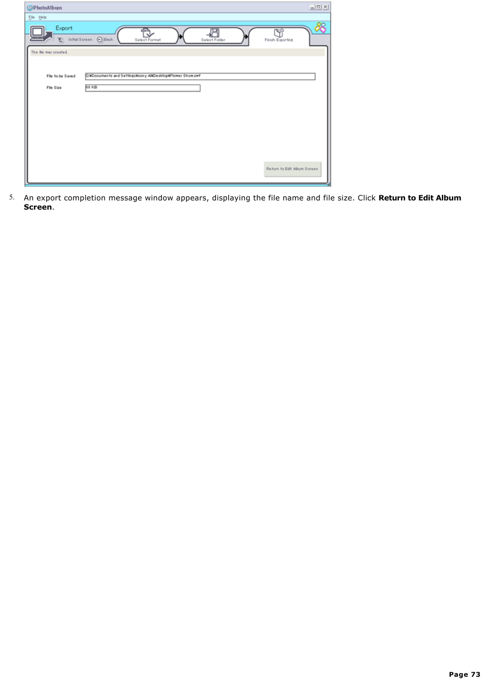 Sony PCV-RS321 User Manual | Page 73 / 161