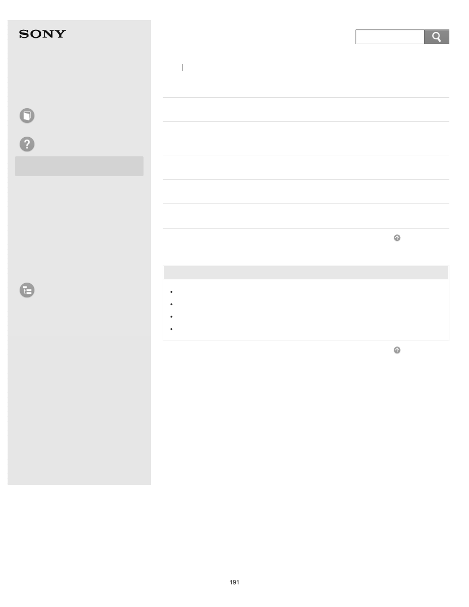 Touch pad, User guide, How to use troubleshooting | List of topics | Sony SVD13213CYB User Manual | Page 191 / 484
