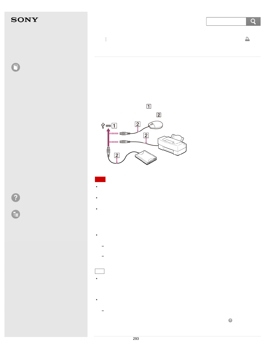 Connecting a usb device, User guide, How to use | Troubleshooting list of topics, Vaio duo 13 | Sony SVD13213CYB User Manual | Page 293 / 484