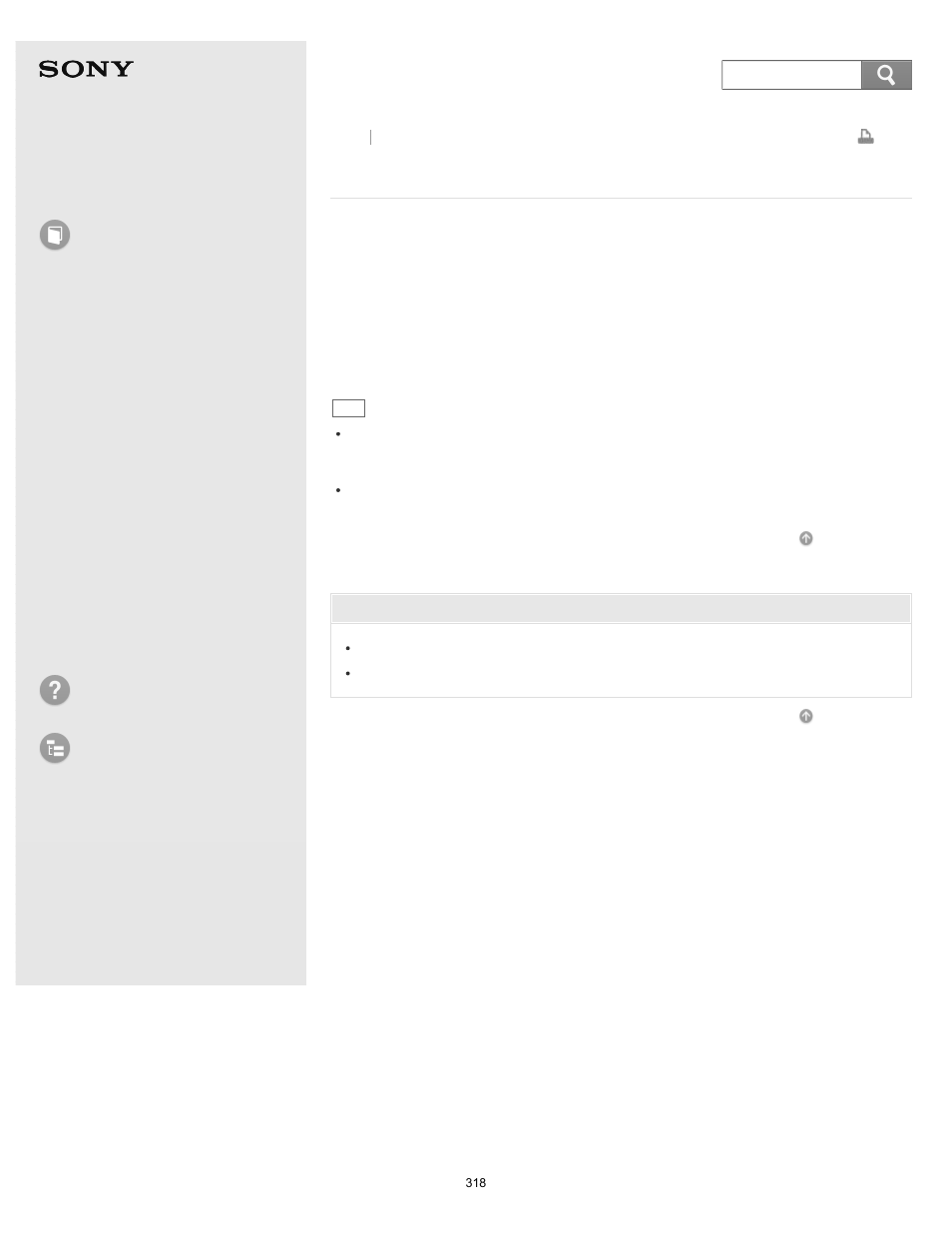 Adjusting the lcd brightness automatically, User guide, How to use | Troubleshooting list of topics, Vaio duo 13 | Sony SVD13213CYB User Manual | Page 318 / 484