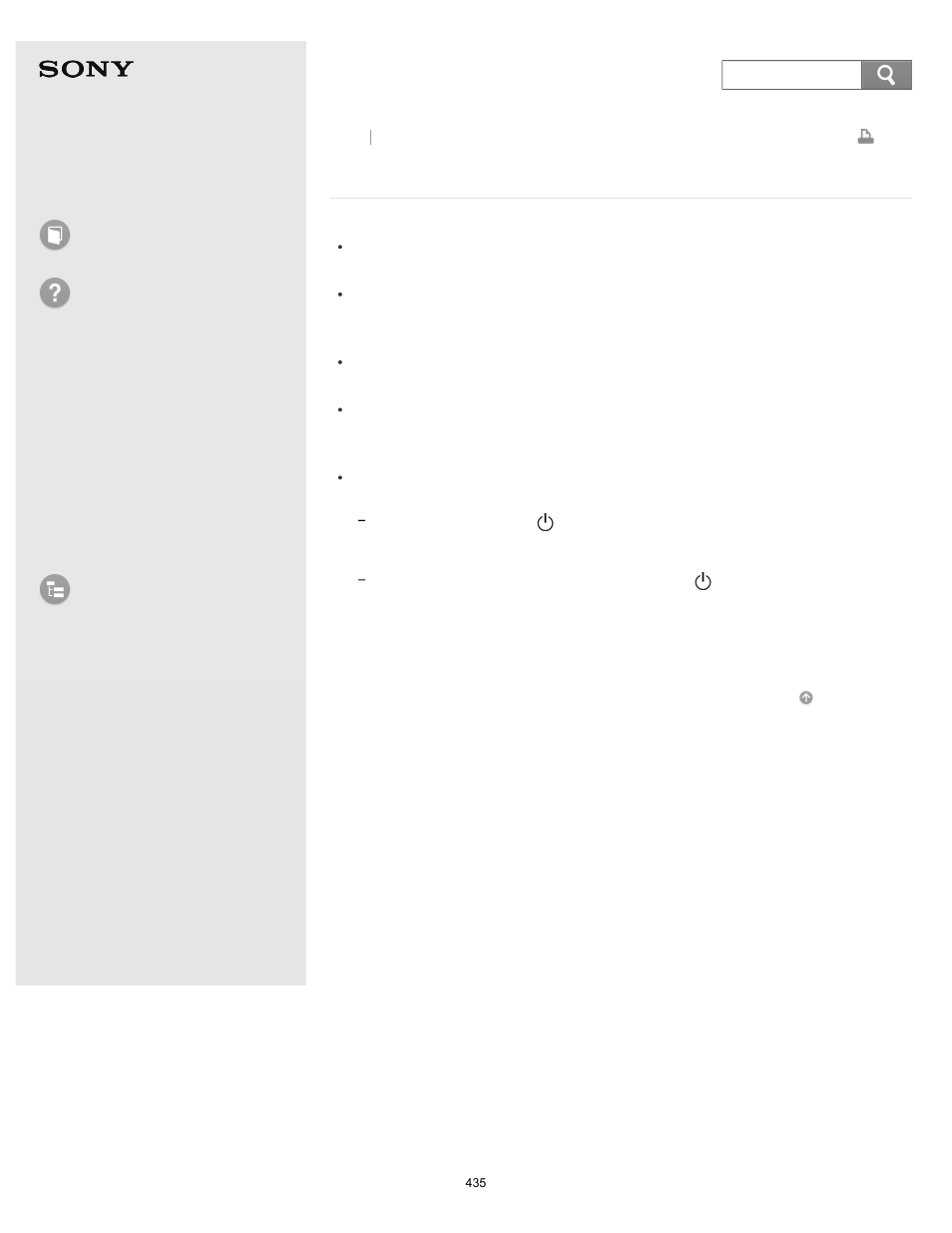What should i do if my computer screen goes blank, User guide, How to use troubleshooting | List of topics, Vaio duo 13 | Sony SVD13213CYB User Manual | Page 435 / 484