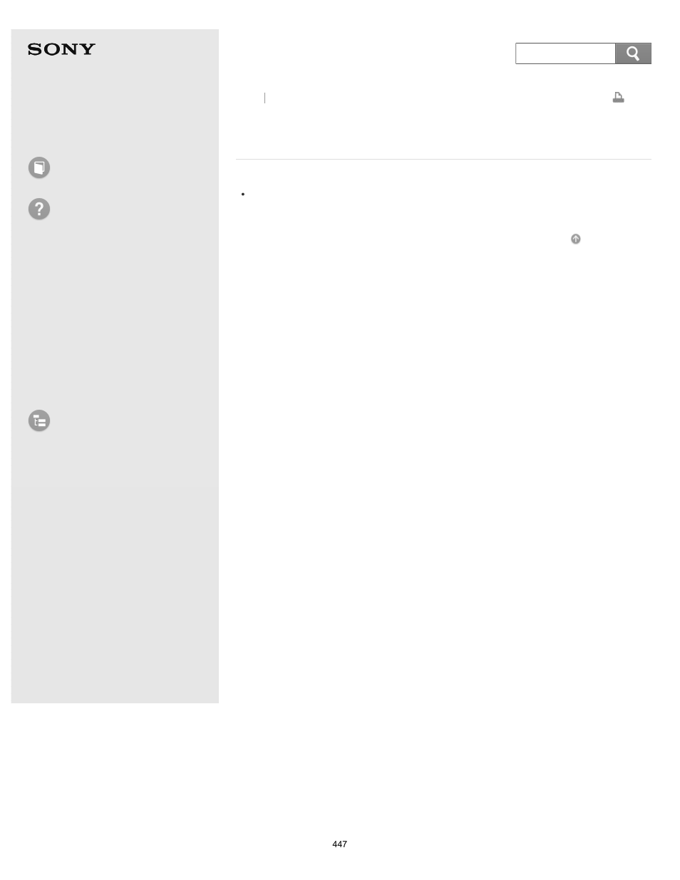 Touch pad, User guide, How to use troubleshooting | List of topics | Sony SVD13213CYB User Manual | Page 447 / 484