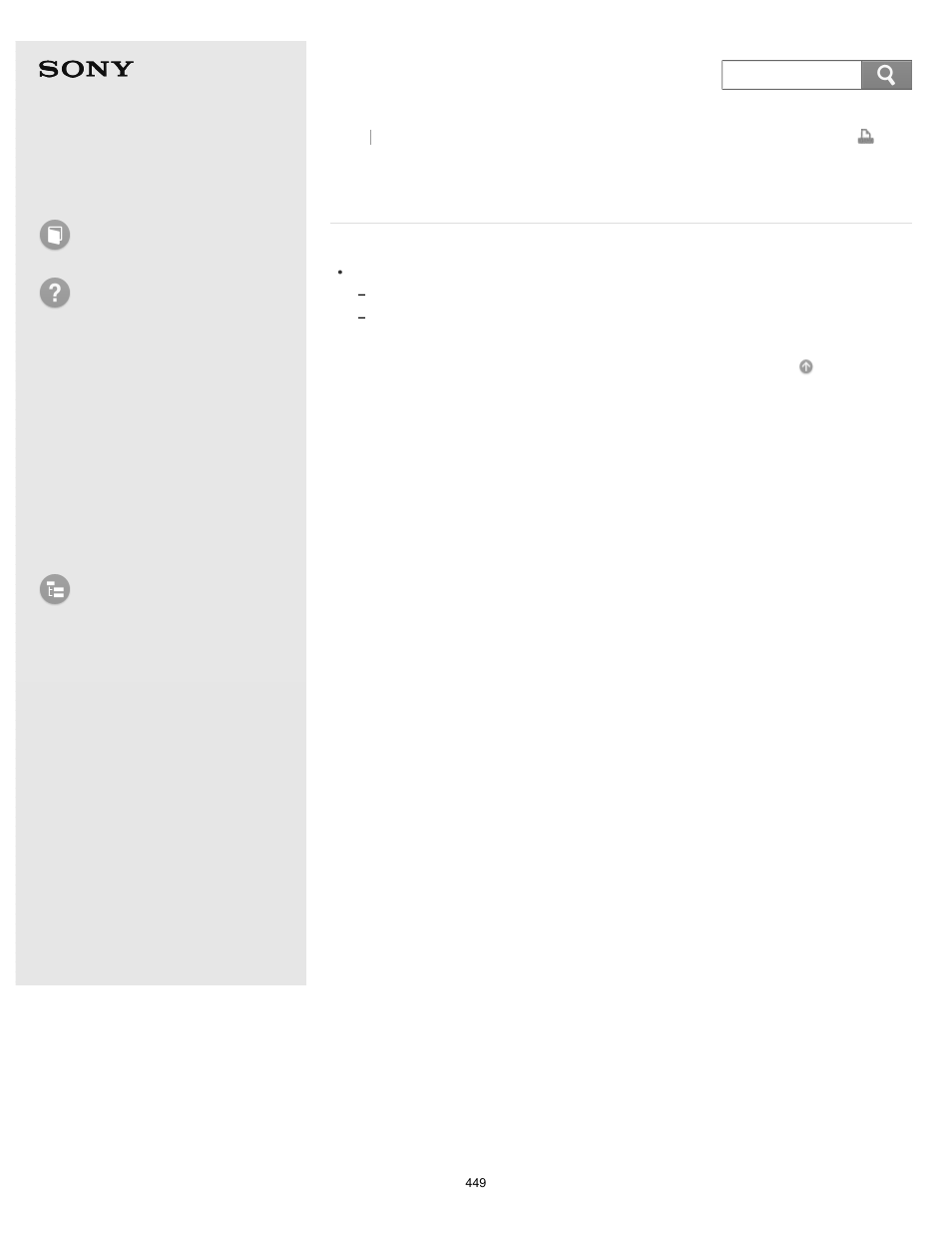 Momentarily, User guide, How to use troubleshooting | List of topics | Sony SVD13213CYB User Manual | Page 449 / 484