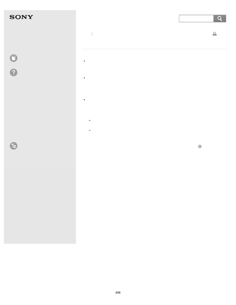 Why is my bluetooth(r) connection slow, User guide, How to use troubleshooting | List of topics | Sony SVD13213CYB User Manual | Page 456 / 484