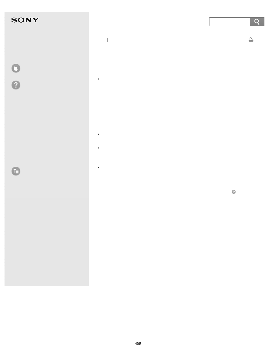 Communicate with, User guide, How to use troubleshooting | List of topics | Sony SVD13213CYB User Manual | Page 459 / 484