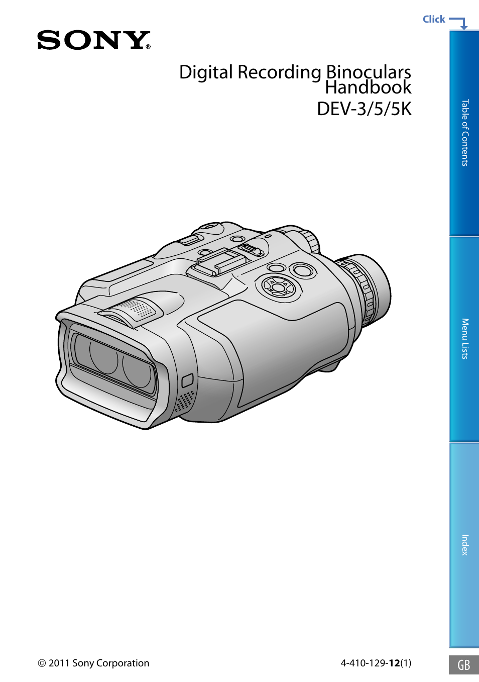 Sony DEV-5 User Manual | 98 pages